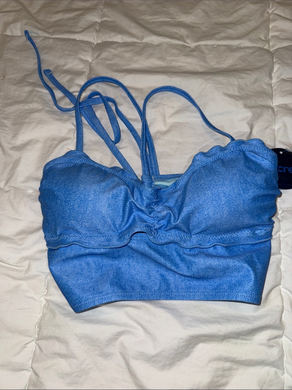 Decree Blue Kids Swim Bikini Top